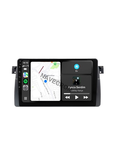 Bmw E46 3 Seri 1997-06 9" Uyumlu Androıd Multimedya Gerçek 2/32 Kablosuz Carplay Geri Görüş Kameralı 9"