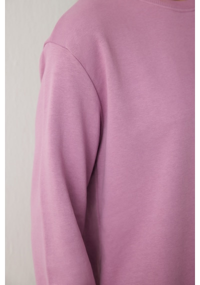 Penti Lila Bisiklet Yaka Oversize Spor Sweatshirt