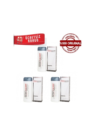 Seboderm Şampuan 3 x 300 ML