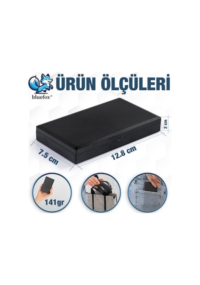 Tartısı - 500g Kapasite 0.01g 7 Ölçü Birimi Dara Fonksiyonu Büyük Ekran Otomatik Kapanma Diğer