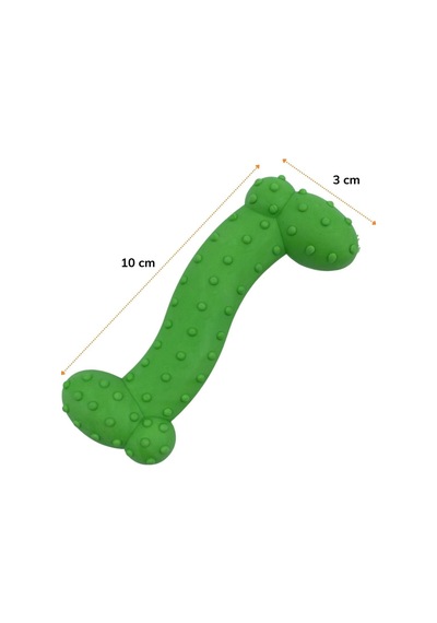 Buffer Tiny Kemik Oyuncağı Tırtıklı Yüzey Küçük Kemik Plastik Köpek Oyuncağı