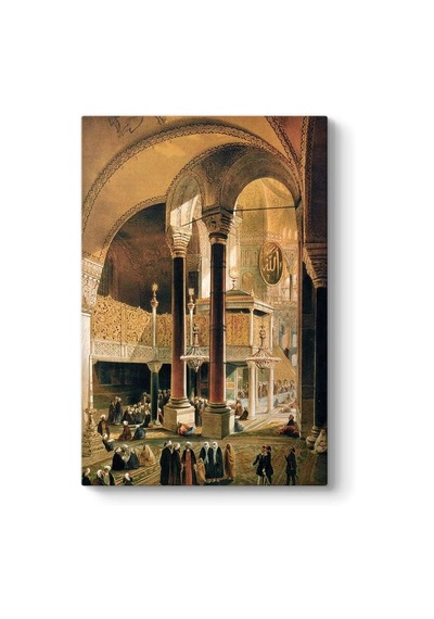 Osmanlı Zamanında Ayasofya Tablosu 50 X 75
