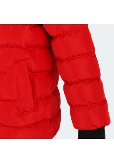 Slazenger  CALISTO NEW Çocuk Kapüşonlu Şişme Kırmızı Mont & Kaban