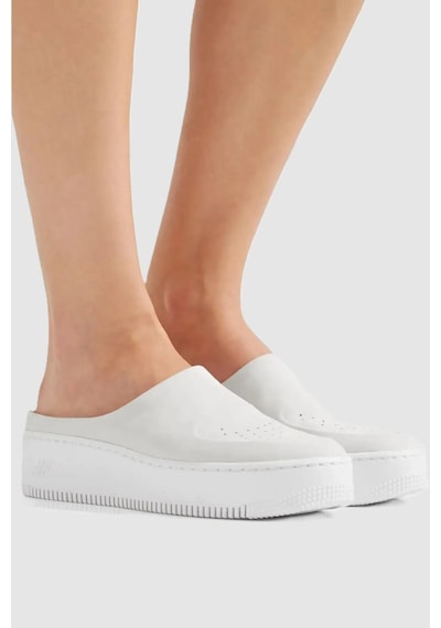Nike Air Force 1 Lover Xx Leather Sneaker Kadın Hakiki Deri Terlik Kırık Beyaz Beyaz