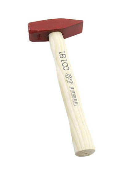 Ahşap Saplı Dövme Çelik Çekiç - 500 Gram - 32 Cm