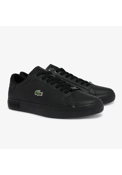 Lacoste Sport Pover Court 1121-1 Sma Leather Mens Sneaker Hakiki Deri Erkek Günlük Spor Ayakkabı Siyah Lacoste Sport Pover Court 1121-1 Sma Leather Mens Sneaker Hakiki Deri Erkek Günlük Spor Ayakkabı Siyah