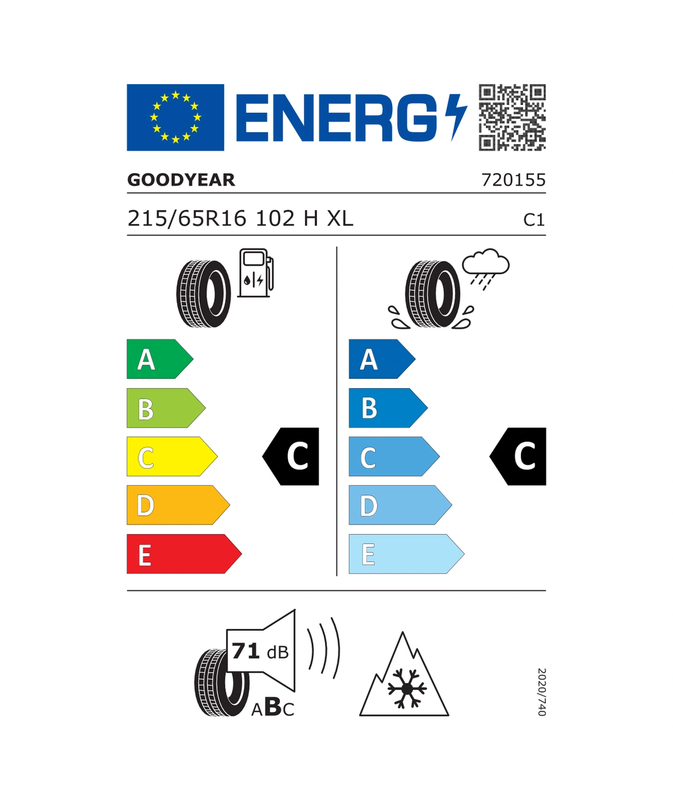 Goodyear 215/65R16 102H Winter Command XL Kış Lastiği 2025