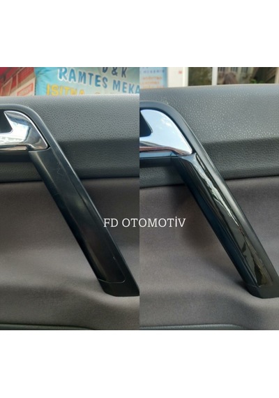 Volkswagen Polo 2001 / 2009 Parlak Siyah Full Set Kaplama / Torpido Konsol Maun Kaplama