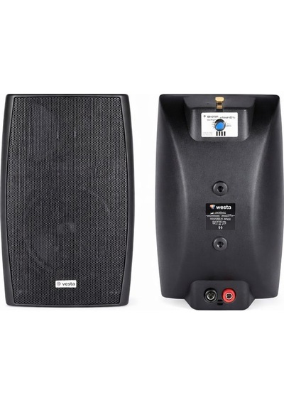 Westa Ws-55tb Hat Trafolu Duvar Tipi Hoparlör - Siyah - 5" Kademeli 8ohm/70v/100v - 8697764139421