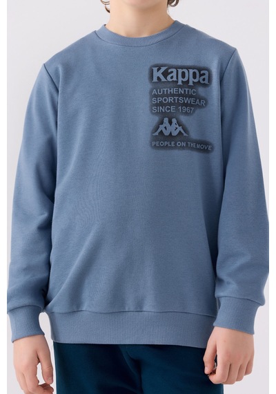 Kappa Erkek Çocuk Mavi Sweatshirt 5274-45416 Mavi