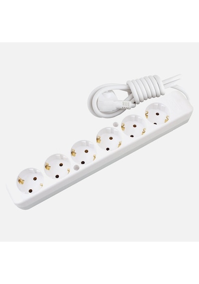 Nilson 6'lı 2 Metre Topraklı Flash Grup Priz
