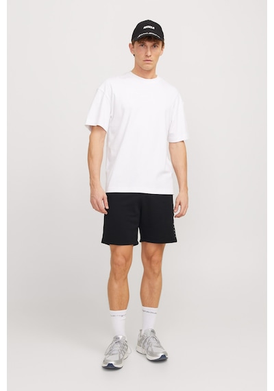 Jack & Jones Jpstestar Jj Sweat Shorts Siyah Erkek Şort 000000000101927780 Siyah
