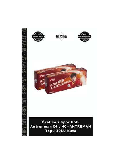 Özel Seri Spor Hobi Antrenman Dhs 40+antreman Topu 10lu Kutu