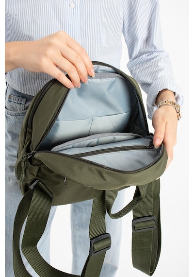 Baginn Kadın Sırt Çantası Ultra Hafif Paraşüt Kumaş Su İtici Kumaş Günlük Sırt Çantası Ölçüsü 30 24 Cm Yeşil