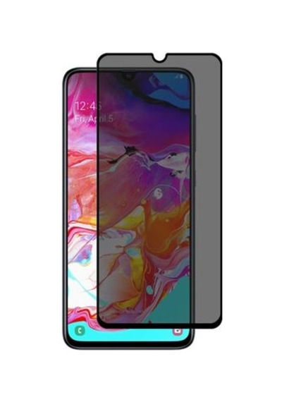 Lexroo Galaxy A70 5d Privacy Cam Ekran Koruyucu - Siyah