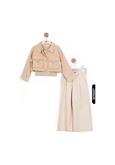 Nk Kids Xo Kids Kız Çocuk Ceket 4-8 Yaş 36542 Vizon