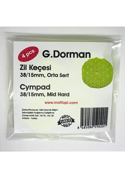 Mottopi Tpu Zil Keçesi Sarı Neon Orta Sert, 3d Baskı, Uzun Ömürlü,38/15mm - 4 Adet