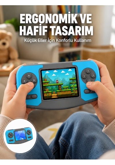 Taşınabilir El Oyun Konsolu Çocuk Gelişimine Uygun Oyun Cihazı Diğer