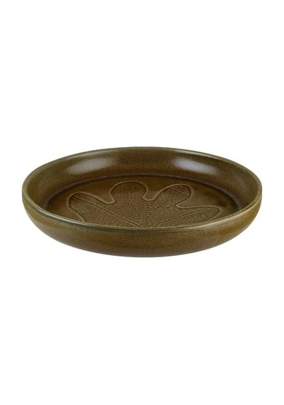 Bonna Terra Prints 24cm Çukur Porselen Tabak Çok Renkli