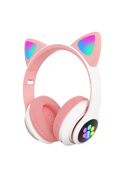 Coverzone Cat Headset Multi Purpose STN-28 RGB Bluetooth Kulak Üstü Kulaklık