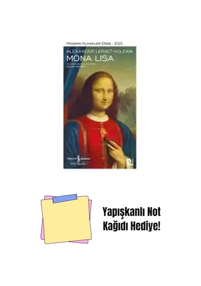 Mona Lisa + Yapışkanlı Not Kağıdı