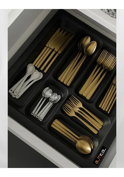 Cutlery 47x49 Antrasit Çekmece Içi Kaşıklık 1.kalite-maket