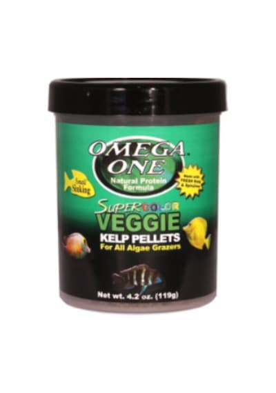 Omega One Super Color Veggie Kelp Small Pellets 100G Açık