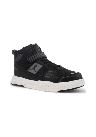 Sneaker Ortopedik Taban Unisex Çocuk Spor Ayakkabı Siyah