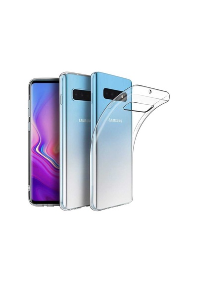 Kilifone - Galaxy S10 Plus Uyumlu - Kılıf Şeffaf Soft Slim Fitt Süper Silikon Kapak - Şeffaf