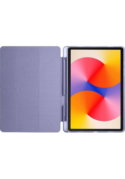 Huawei Matepad Se 11'' İnç 2024 Uyumlu Kalem Bölmeli Standlı Kılıf + Ekran Koruyucu + Kalem 3'lü Set Kılıf