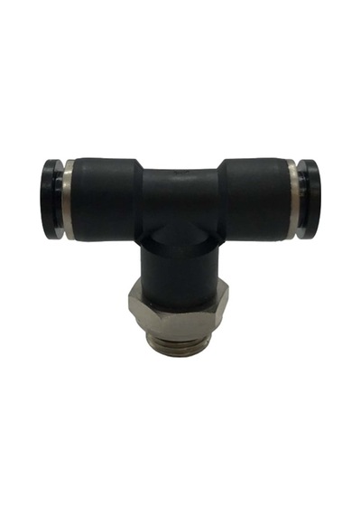 Hava Hortumu T Rekor Orta Bacak 1/4 8 Mm Pb08-g02 Pnömatik Hortum Rakoru Kompresör Bağlantı