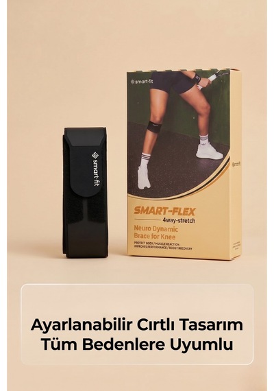 Nöro Dinamik Patella Tendon Bandı Dizlik Ayarlanabilir Bandaj Koruyucu Ateli 4 Yönlü Esneme Koş Spor Aleti