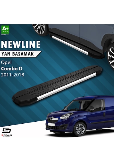 S-dizayn Opel Combo D Newline Krom Yan Basamak 193 Cm 2011-2018