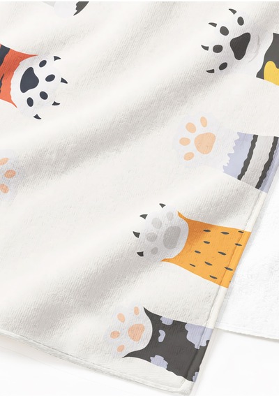 Sevimli Kedi Patili Çocuk Plaj Havlusu-eğlenceli Modern Beyaz Unisex Hızlı Kuruyan Mikrofiber Havlu Serin Şakayık Sevimli Kedi Patili Çocuk Plaj Havlusu-eğlenceli Modern Beyaz Unisex Hızlı Kuruyan Mikrofiber Havlu Serin Şakayık