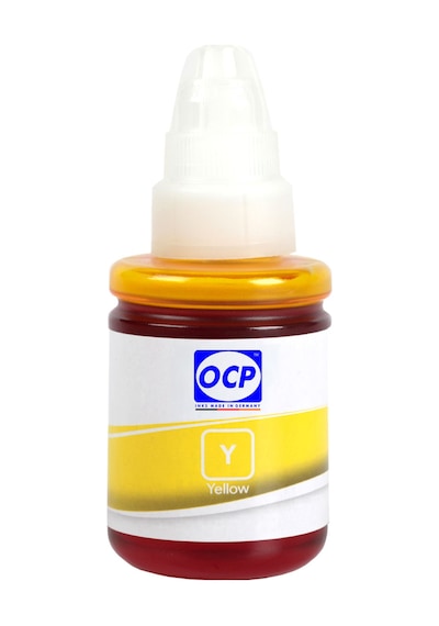 OCP Canon Pixma G4400 Uyumlu Yazıcı Mürekkebi 135ml Y Yellow Sarı Dye