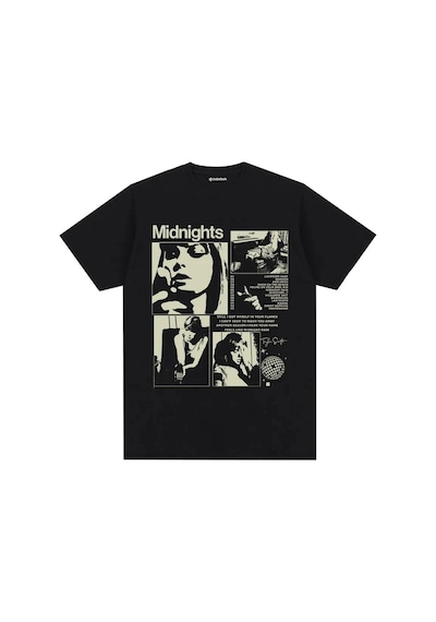 Tarzsokak Siyah Taylor Swift - Midnights Unisex Siyah