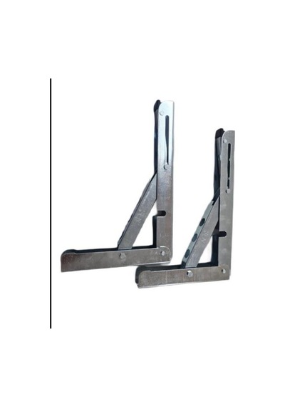 Metal Mandallı Katlanabilir Masa Konsolu Çinko 30cm 1çift Çelik