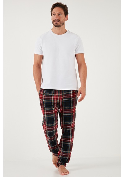 Buratti Erkek Pijama Altı 611pt00154 Siyah-kırmızı Siyah - Kırmızı