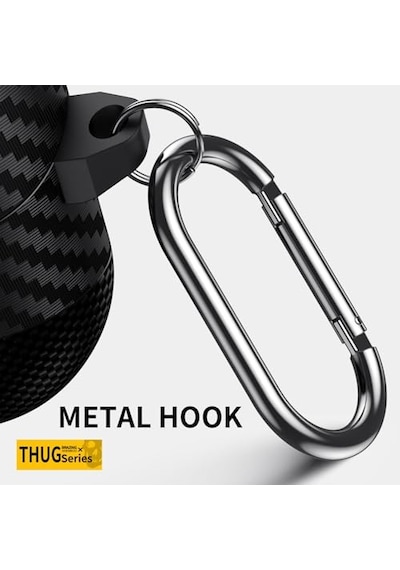Samsung Galaxy Buds 3 Fe/buds 3 Pro/buds 3 Kılıf Kapak Kafatası Kilitli Ve Anahtarlıklı Erkekler İçin, Komik Karbo Diğer