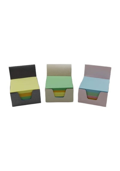 Umur 3 Adet Renkli Küp Blok 8 x 8 CM 500 x 3'lü