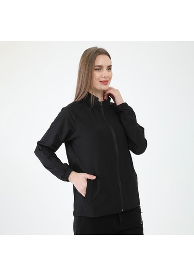 Joma 6231301 Kadın Önden Fermuarlı Siyah Sweat
