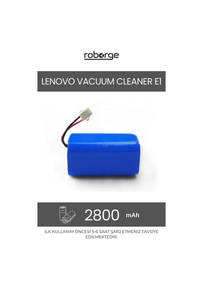 Lenovo Vacuum Cleaner E1 Robot Süpürge Uyumlu Batarya 2800 Mah - Muadil Ürün