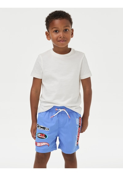 Marks & Spencer Hot Wheels:trade Mark: Yüzme Şortu 2-8 Yaş T88004009w Mavi