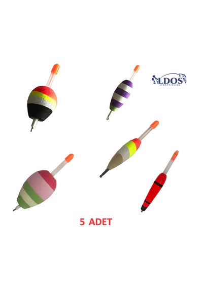 Aldos Işık Fosfor Takılabilen Olta Şamandırası 5'li Paket