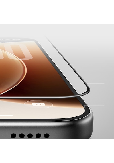 İphone 17 Pro Max Uyumlu Benks Omniwarrior Eye-friendly Cam Ekran Koruyucu Uygulama Aparatlı Şeffaf