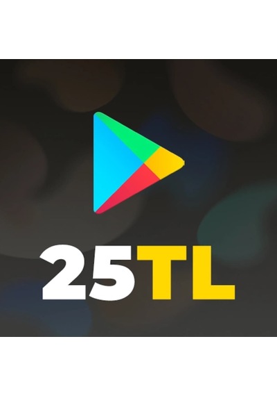 Google Play 25 Tl Bakiye (Promosyon) Kodu - Hediye Kartı (540215421)