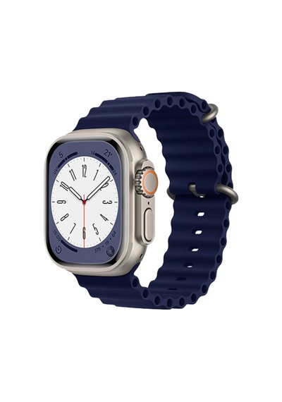 Newface - 445 - Apple Watch Uyumlu 42mm Ocean Kordon - Csmo-tex - - Mavi