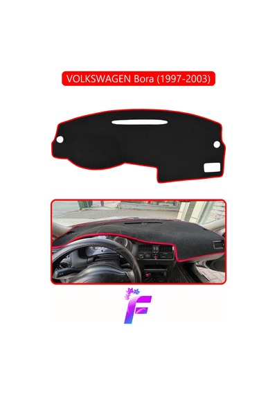 Volkswagen Bora 1997-2003 Uyumlu Torpido Örtüsü Yansıma Önleyici Tam Koruma Hızlı Montaj K69 Torpido Halısı