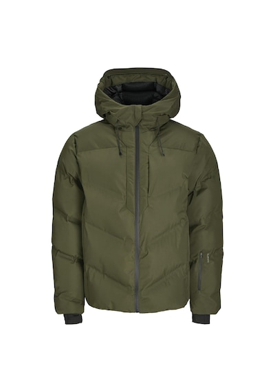 Jack & Jones Jcoslay Heat Quılted Puffer Sn Yeşil12260482 Yeşil