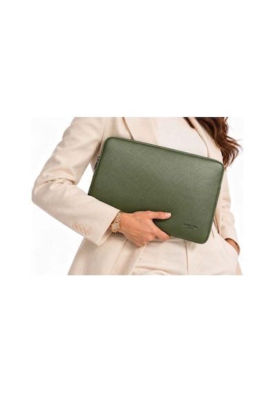 Unisex Haki Renk Küçük 12,9 & 13,1 Inç Tablet, iPad Kılıfı, Apple Uyumlu MacBook Ve Notebook Çantası Haki